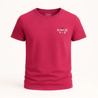 Playera RAVGE Cobra Bushido color rojo jaspe con grafico en espalda y logo RVG, disenada para uso urbano y entrenamiento.