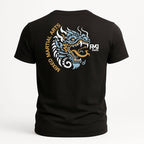 Playera RAVGE dragon mma mixed martial arts edition con grafico oriental, disenada para entrenamiento y uso urbano.